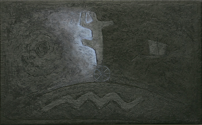 Ζωγραφική, λάδι σε καμβά, 78x50 εκ. 2005